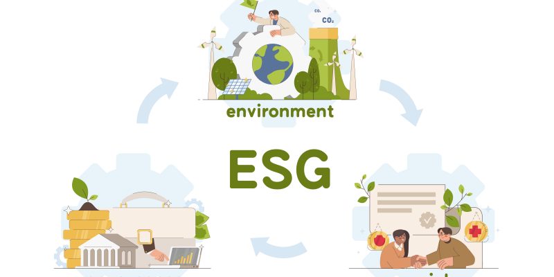 An image showing the initials ESG to used in this article to discuss best ESG certification.
