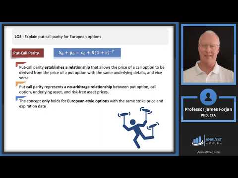 Put-Call Forward Parity - AnalystPrep | CFA® Exam Study Notes
