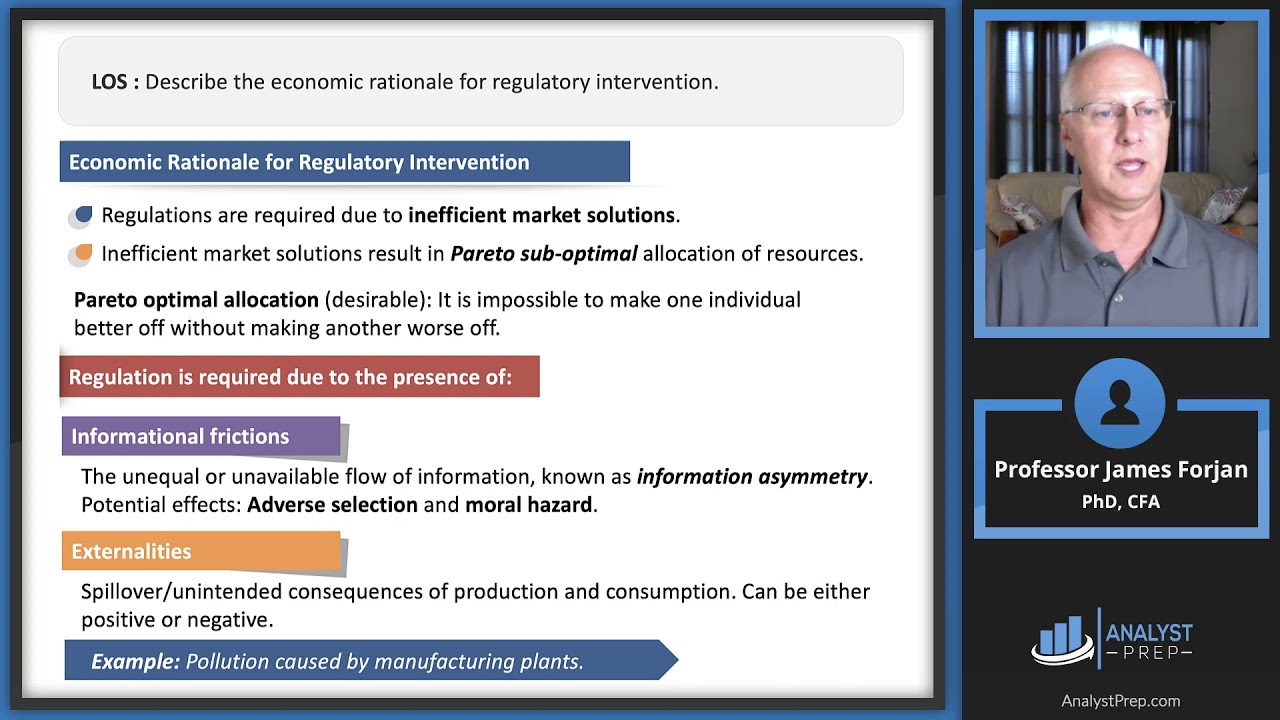 Classifications of Regulations and Regulators CFA, FRM, and Actuarial