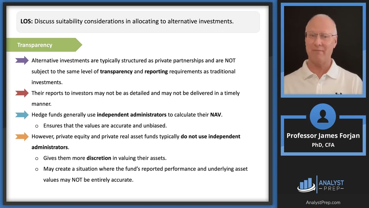 Suitability Considerations - CFA, FRM, and Actuarial Exams Study Notes